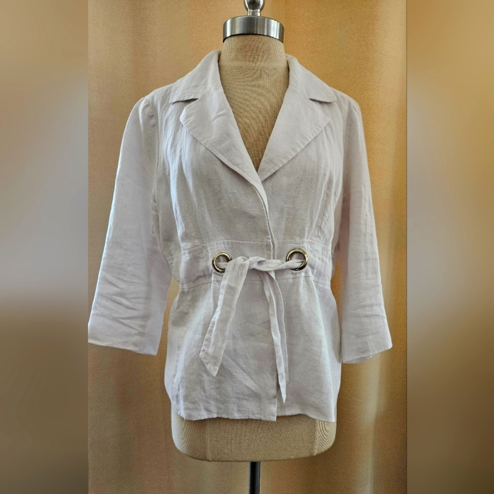White Linen Jacket